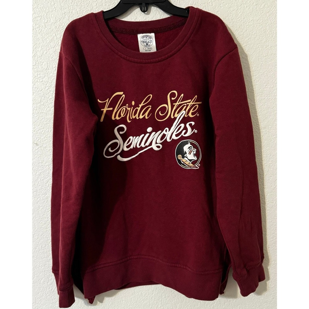 Rivalry Threads Florida State Seminoles Crewneck Sweatshirt Burgundy Youth